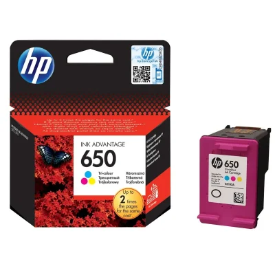 Cartus cerneala ORIGINAL HP 650 color