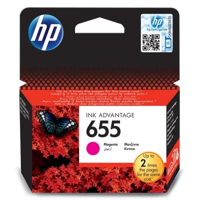 Cartus cerneala ORIGINAL HP 655 MAGENTA