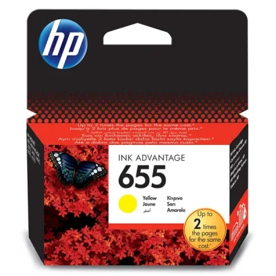 Cartus cerneala ORIGINAL HP 655 YELOW