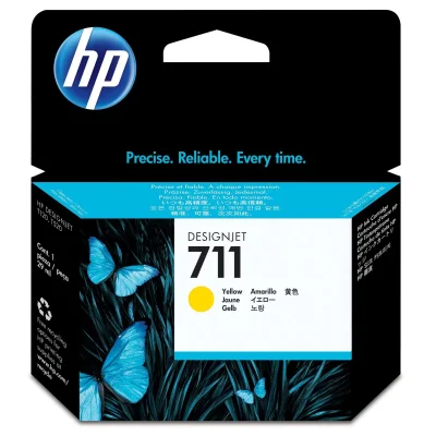 Cartus cerneala ORIGINAL  HP 711 YELLOW CZ136A