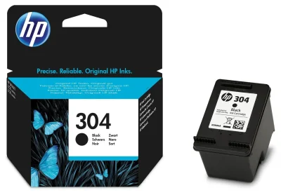 Cartus cerneala ORIGINAL  HP 304 NEGRU N9K06AE