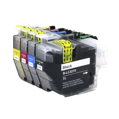 Set 4 Cartuse extralarge XL Compatibil BROTHER LC3219
