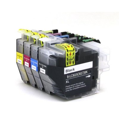 Set 4 Cartuse extralarge, premium Compatibil BROTHER, LC3619XL , BK/C/M/Y 