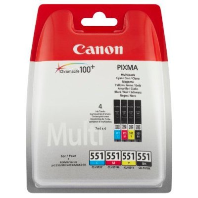 Set 4 cartuse cerneala originale Canon CLI 551