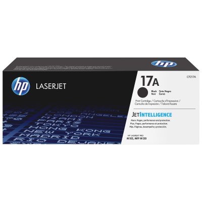 Cartus original OEM HP laser - toner  17A,  CF217A 1600 pagini negru