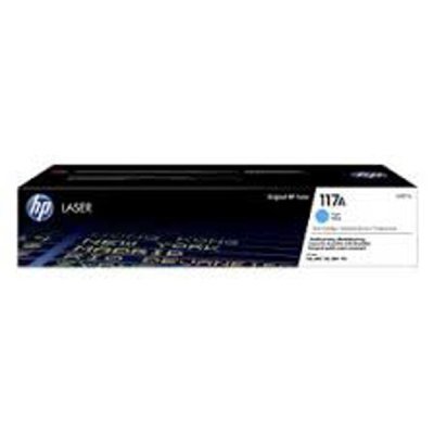 117A Cartus Toner Original HP W2071A (Nr. 117A), 700 pagini, Cyan, pentru HP Color Laser 150a, HP Color Laser 150nw, HP Color Laser MFP 178nw, HP Color Laser MFP 179fnw
