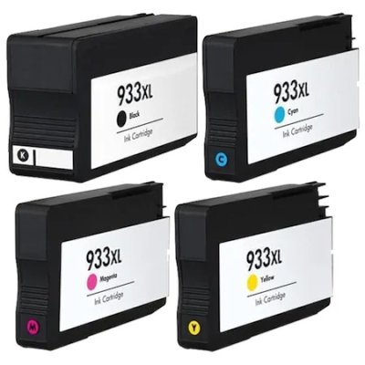 Set 4 cartuse compatibile HP 932XL Black HP933XL Cyan Magenta Yellow