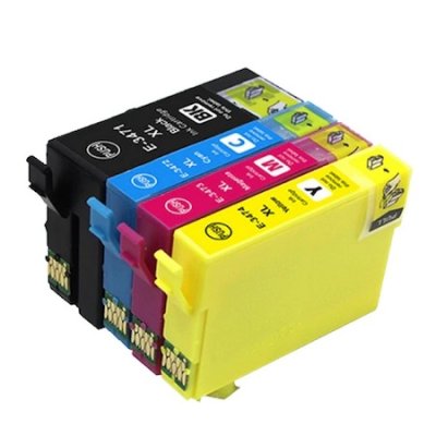 T3471 Set 4 Cartuse GraphiteK premium compatibile Epson T3471/T3472/T3473/T3474 WorkForce Pro WF-3725DWF/3720DWF