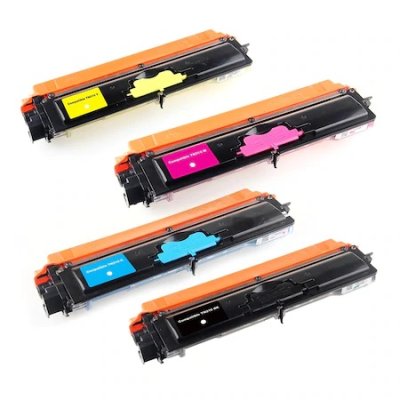 Set 4 Cartuse toner compatibile, GraphiteK, TN230, TN210, negru, cyan, magenta, yellow, pentru BROTHER