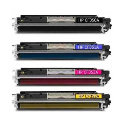 Set 4 buc Cartus Toner CF350A, CF351A, CF352A, CF353A Compatibil