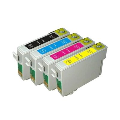 Set 4 cartuse compatibile Epson T0711BK T0712CY T0713M T0714Y