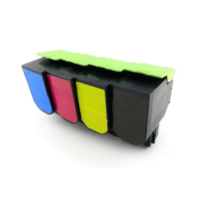 Set 4 cartuse Toner, GraphiteK, compatibile LEXMARK CS317/CX317 2300Pagini. negru, cyan , magenta , yellow