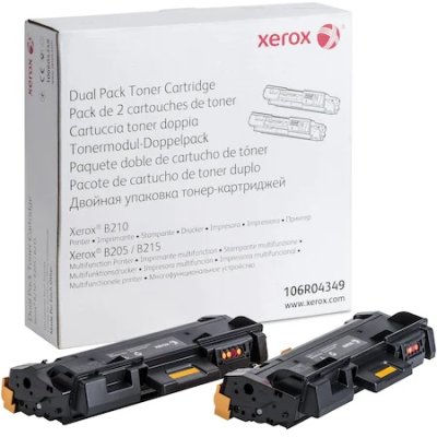 Set 2 tonere originale  XEROX pentru Xerox B205/B210/B215 , 6000 de pagini