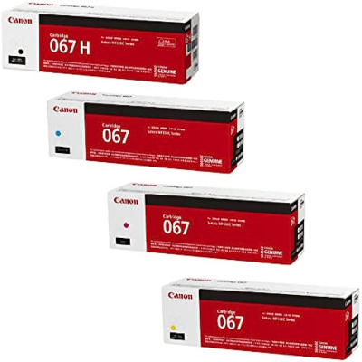 Set de 4 Cartuse Toner, ORIGINAL Canon, CRG-067, BK/C/M/Y, 4900 pag, pentru Canon I-Sensys LBP-631 / LBP-631-cw / LBP-633 / LBP-633cdw / MF-651 / MF- 651cw / MF-655 / MF-655cdw / MF-657 / MF-657cdw