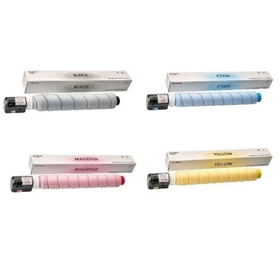 Set 4 tonere , Integral, compatibil Canon EXV-54, 15500 pagini, negru/cyan/magenta/yellow , cod OEM 1394C002, Canon C3025i