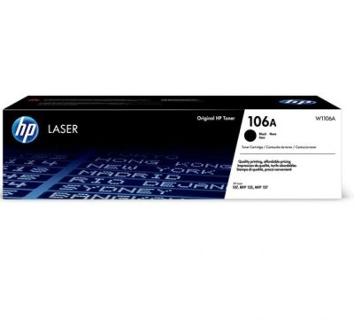 Cartus original toner HP 106A (W1106A), Black, 1K 