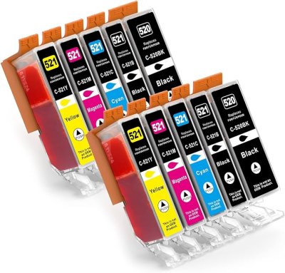 Set 10 cartuse cerneala compatibile CANON PREMIUM ECONOMY PGI 550XL, CLI 551XL