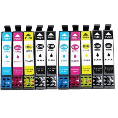 Set 10 cartuse cerneala compatibile EPSON 29XL, T2991-XL, 2992-XL, 2993-XL, 2994-XL