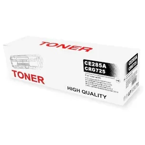 Cartus compatibil HP Laser - toner 285A - canon CRG 725-  GraphiteK WHITE BOX  extralarge XL - 2000 pagini