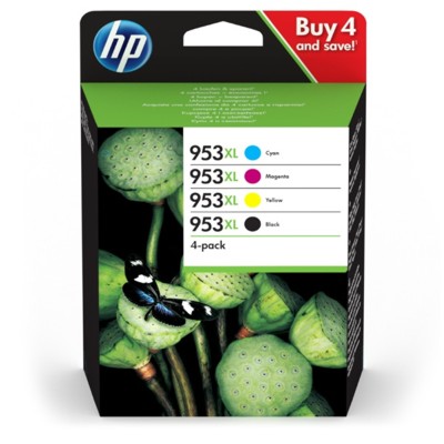 Set 4 cartuse cerneala ORIGINAL HP953 XL 